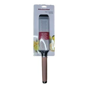 NEW KitchenAid Gourmet Etched Fine Grater/Zester in Dried Rose [Pink]